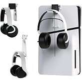 JeanAnte Headset Holder Compatible with PSS5/ PS5 Slim Console, Wall Mount Controller Holder/Headphone Hanger Wall Mount Hook