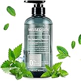 MISSEDSEN Beard Wash Shampoo for Oily Hair Organic Beard Shampoo for Men Oily, Thinning,Curly, Dry Scalp All Hair Types No Fragrance/Dye/Soap Refreshing Scalp Care for Daily Use (17.6 Oz)