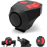 Antfire Electric Bike Horn, 120DB Loud Bike Horn for Adults, USB Rechargeable Bicycle Bell, 2 Sound Modes IP65 Waterproof Bicycle Horn with Alarm for Road Bicycle, Mountain Bike, Scooter