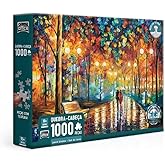 Leonid Afremov - Som da Chuva - Quebra-cabeça 1000 peças - Toyster Brinquedos, Multicolorido