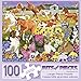 Bits and Pieces - 100 Large Piece Jigsaw Puzzle - Pony Pals on the Farm - 100 pc Horses Jigsaw by Artist Jack Williams