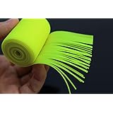 Tigofly 1m Chartreuse Silicone Skirts Round Cylinder 0.7mm Spinner Bait Squid Rubber Thread