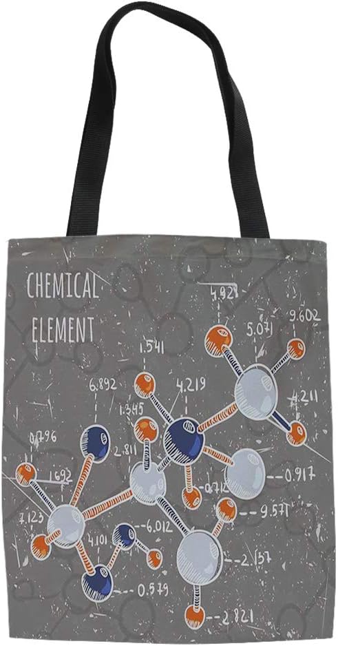 Canvas Tote Carrying Shopping Shoulder Bag,Cheerful Panda Different Poses with Bamboo Branch Children Painting Art Print
