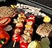 SIXQU Grill mat, set of 5 Non-stick BBQ Grill & Baking Mats, FDA-Approved Heat Resistant Reusable and Easy to Clean - Works on Gas, Charcoal, Electric Grill and More - 15.75 x 13 Inch