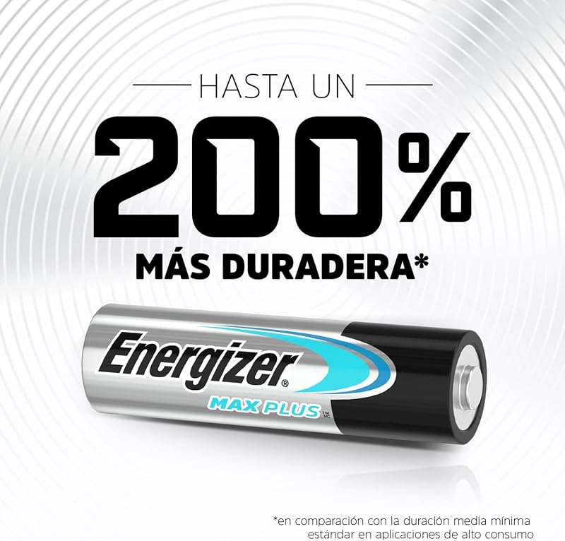 MAX Plus - Pilas AA (Paquete de 10) 1,5V Baterías Alcalinas