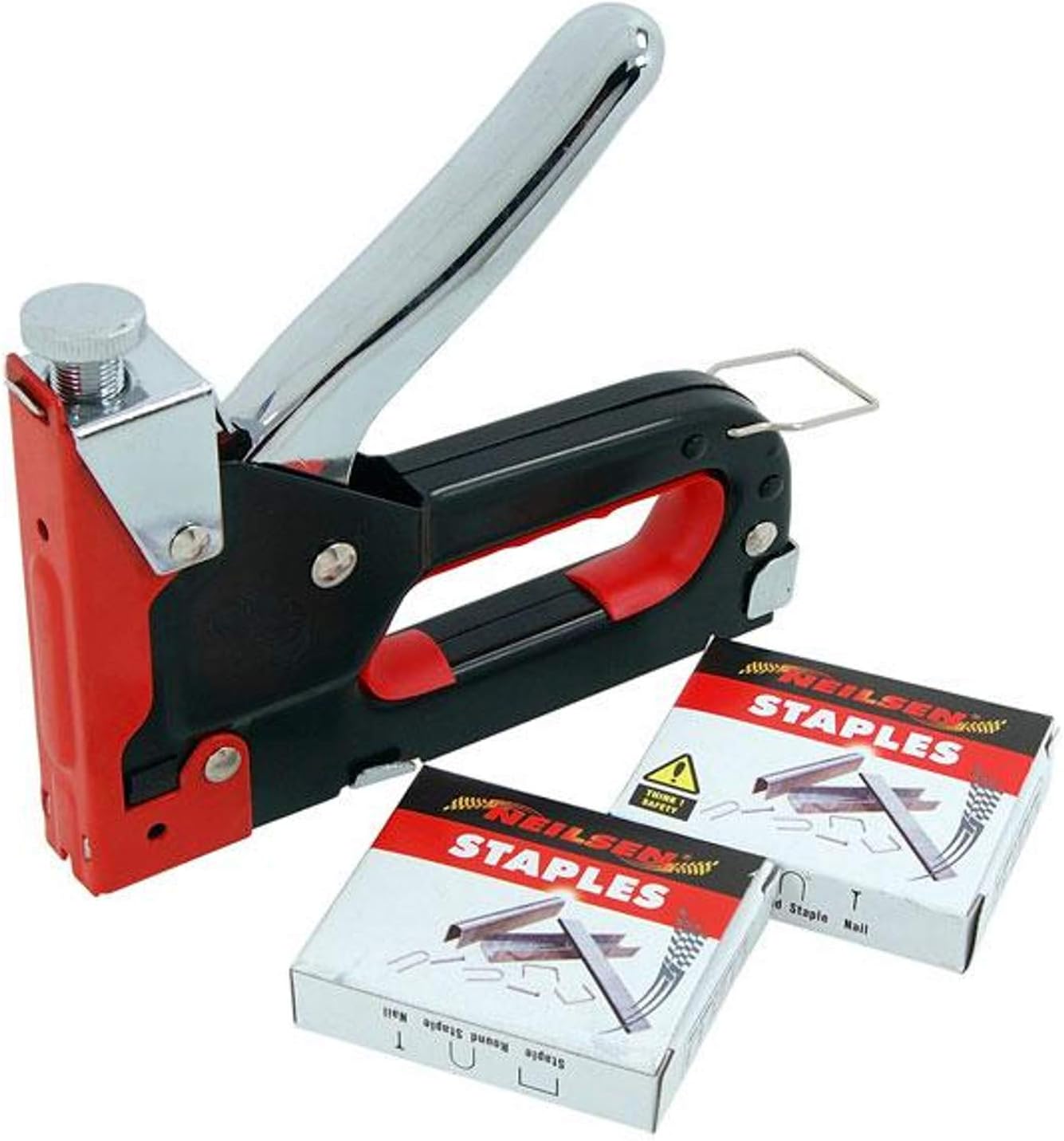 NeilsenCT1609 Heavy Duty Staple Gun Stapler Upholstery Wood