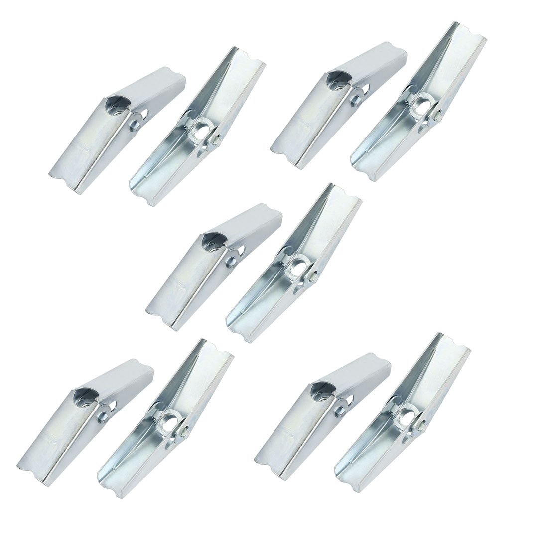 Sourcingmap 1/2-inch Dia Female Thread Spring Loaded Hollow Wall Anchor Toggle Wing Nut 10pcs