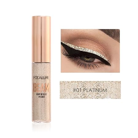 Allbesta Glitzer Wasserfest Flüssig Eyeliner Lidschatten Stift Langlebig Makeup Augen Liner