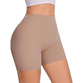 Chicfeelin Womens Slip Shorts for Under Dresses Seamless Shapewear Boyshort Under Dress Shorts Women Tummy Control Underwear