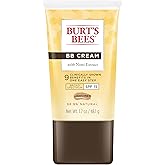 Burt's Bees BB Cream With SPF 15, Broad-Spectrum Sunscreen Tinted Lotion for All Skin Types, 98.9 Percent Natural Origin Skin Care, Light to Medium, 1.7 oz. Tube