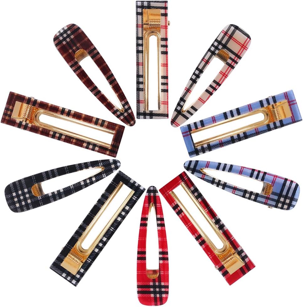 Fani Hair Clips Acrylic Resin Hair Barrettes Hollow Geometric Hair Clip Hairpins Headwear Styling Tools for Women and Ladies