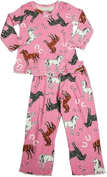 girls ruffle pajamas