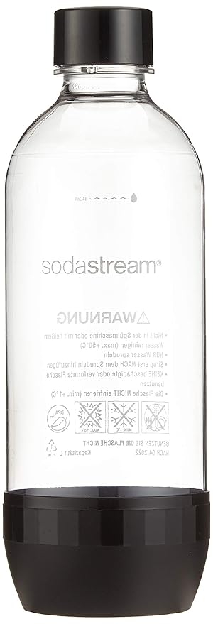 SodaStream 1L PET-Flasche, Schwarz