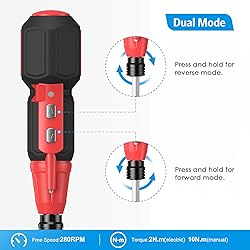 AMIR Cordless Power Screwdriver, Rechargeable