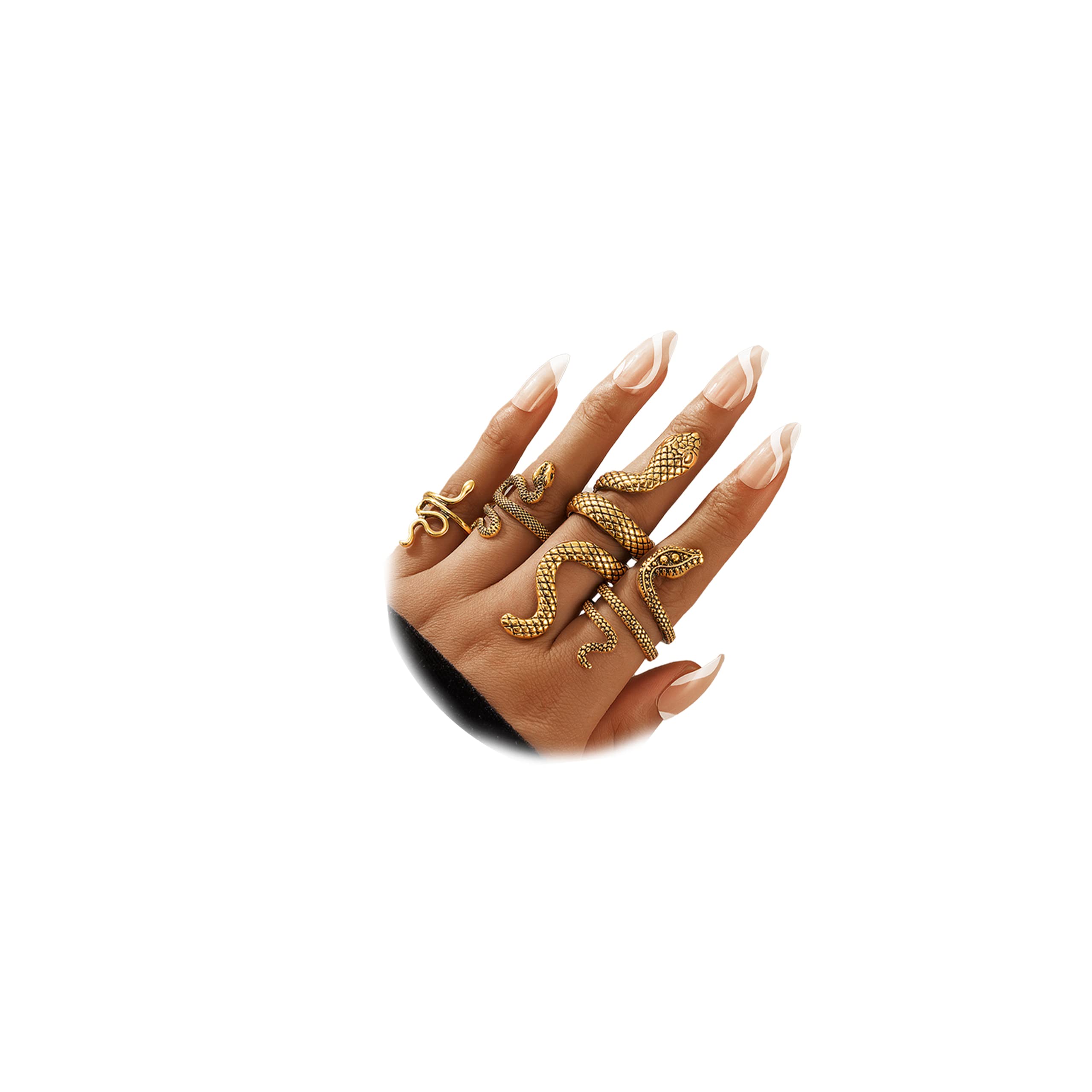 Harry and Henry Snake Ring Jewelry Adjustable
