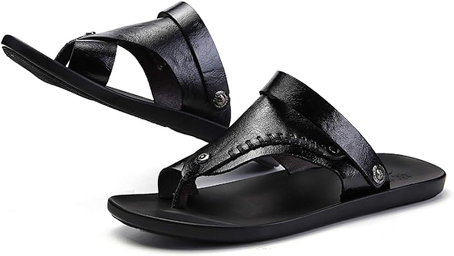 Amazon Donahutt03 メンズ スポーツサンダル 歩きやすい おしゃれ コンフォートサンダル ビーチサンダル 幅広 フラットシューズ アウトドア トングサンダル 2way 通気性抜群 サンダル スポーティー サマーシューズ 海 山 川 男性 Donahutt03 ファッションサンダル