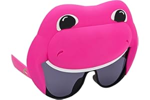 Sun-Staches Official Barney The Dinosaur Sunglasses for Kids | Purple Costume Accessory Mask | One Size Fits Most Kids