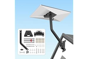 Mount Compatible with Starlink 360° Adjustable Wall Mount Mounting Kit, Compatible with Starlink Gen 3 V3 Pipe Adapter Satell