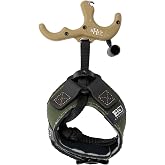 B3 Archery Exit Hunter Archery Compound Bow Hunting Equipment 3-Finger Stainless Steel Easy Attach Lock-and-Load Release Aid with Wrist Strap