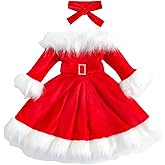 Toddler Baby Girl Christmas Dress Santa Claus Dress Princess Dress Cute Christmas Outfit