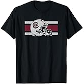 South Carolina Gamecocks Football Retro Helmet Black T-Shirt