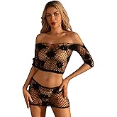 ADSEXY Sexy Lingerie For Women Sheer See Through High Elasticity Bodysuit Bodystocking For Women One Size Fits 80-150 LB