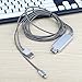 MOSTOP Lightning to HDMI Cable Support iOS Lightning 8 pin to HD 1080P HDTV Video Cord - Plug & Play for iPhone 7 / 7 Plus, iPhone / 6 / 6 Plus, iPad Mini 4 / 3 / 2 / Air 2 / Pro (silver)