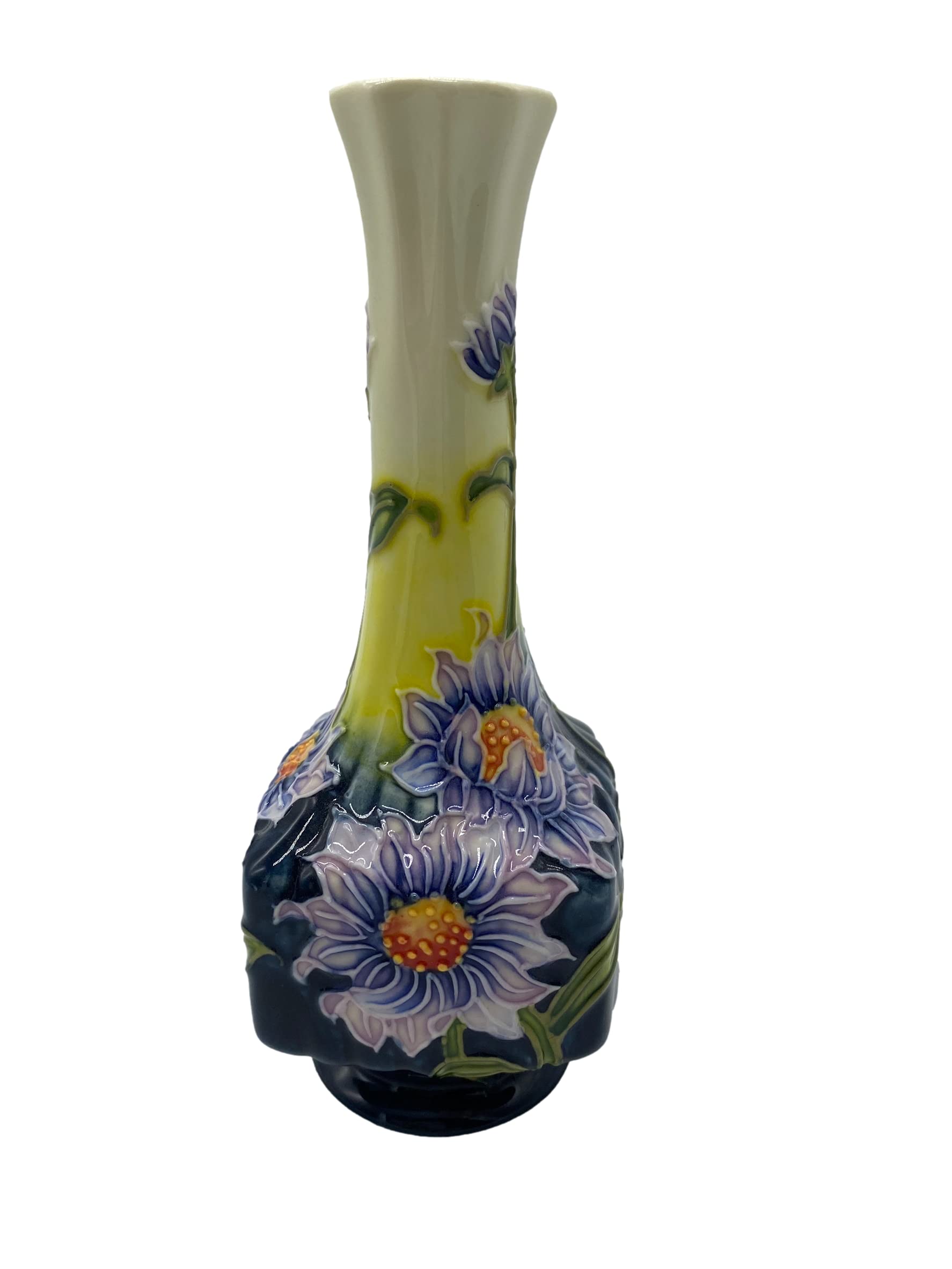 Lilac Daisy Design - 7 inch vase