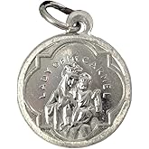 LOT OF SCAPULAR MEDALS (OUR LADY OF MOUNT CARMEL) VIRGIN OF CARMINE - 100% MADE IN ITALY