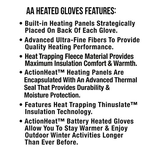 ActionHeat Heated Fleece Gloves - Image 8
