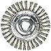 BOSCH WB559 4-Inch Carbon Steel Stringer Bead Knotted Wire Wheel, 5/8-Inch x 11 Thread Arbor