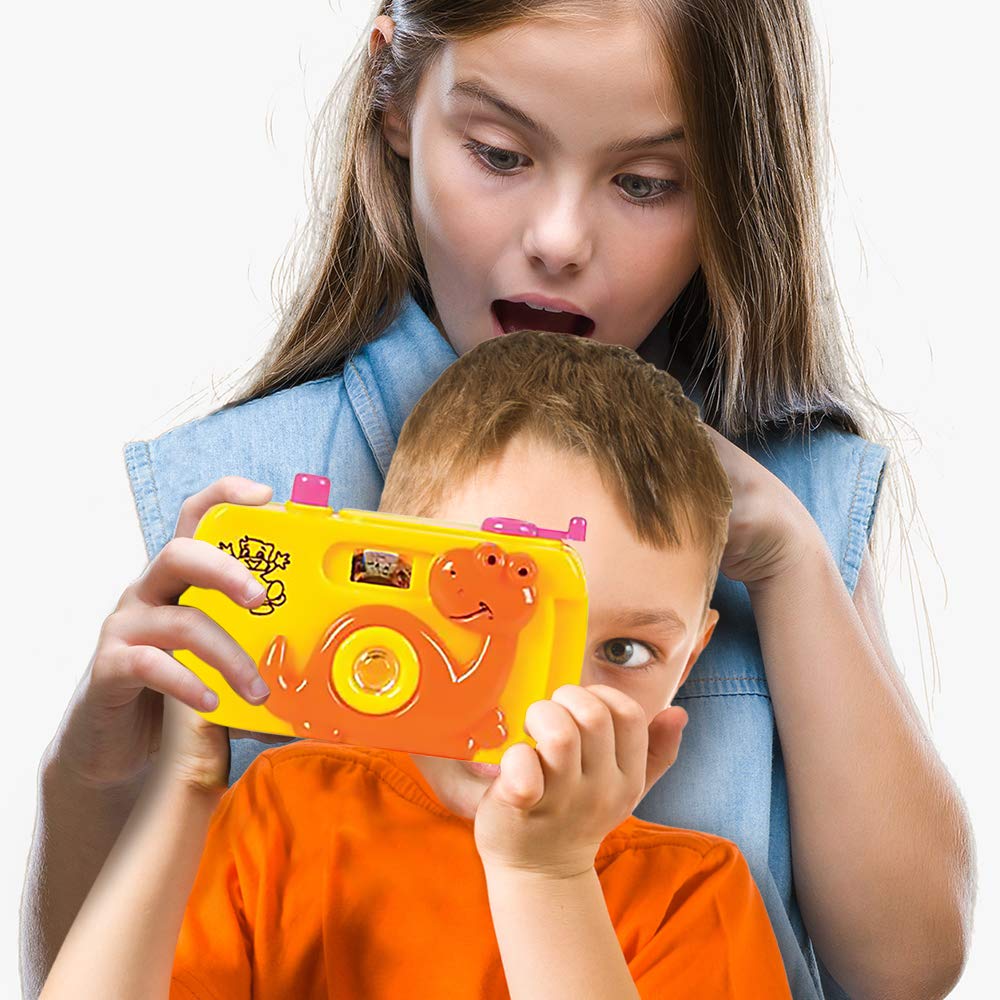 ArtCreativity Kids Camera Toy Set with Images in Viewfinder (12PCs) Pretend Play for Toddlers, Great for Birthday Party Favors for Kids 3-5, Goody Bags Birthday Gifts, Goody Bag Stuffers