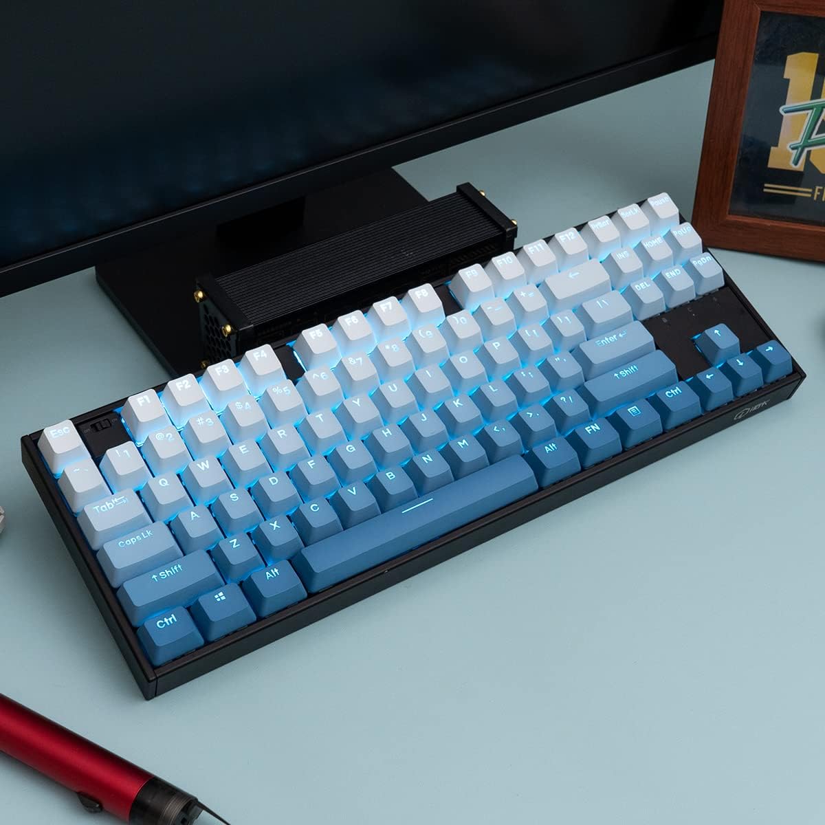 Mua mintcaps PBT Doubleshot Keycaps Gradient Blue Backlit OEM Profile ...