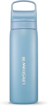 LifeStraw Go Series Double Wall 18 oz Vacuum Insulated Water Bottle Icelandic view 1
