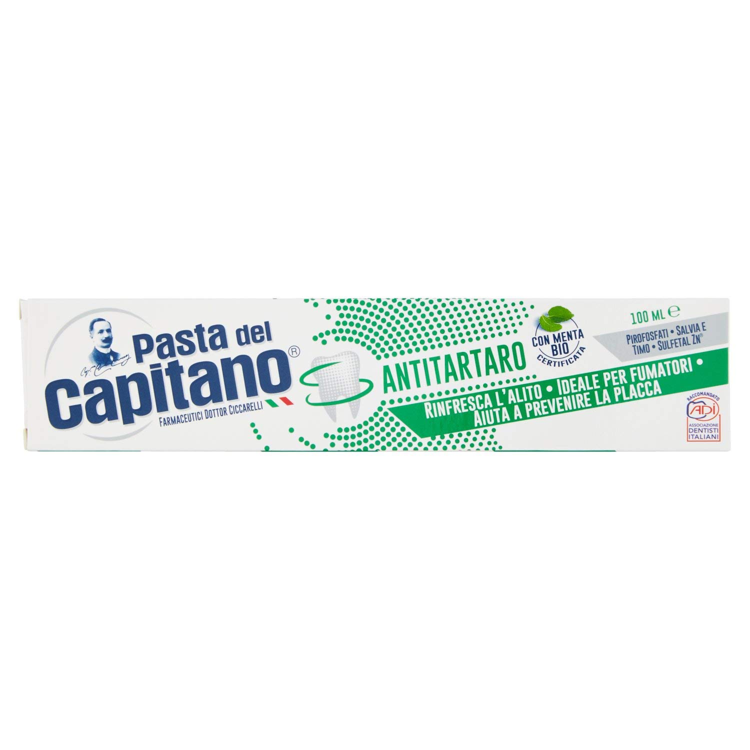 Pasta del Capitano Antitartar Toothpaste, 100 ml