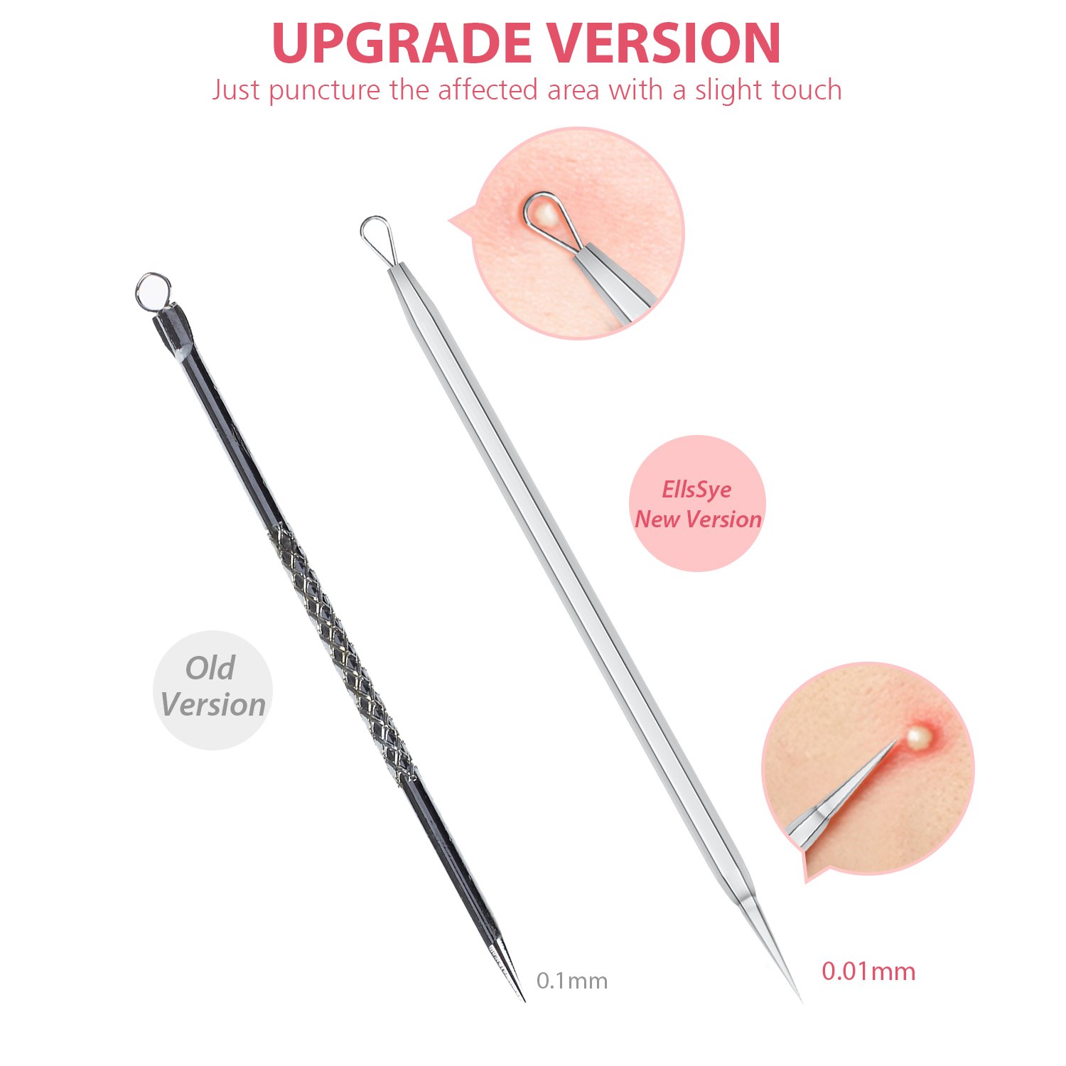 JPNK Blackhead Remover Comedone Extractor Acne Removal Kit: Beauty
