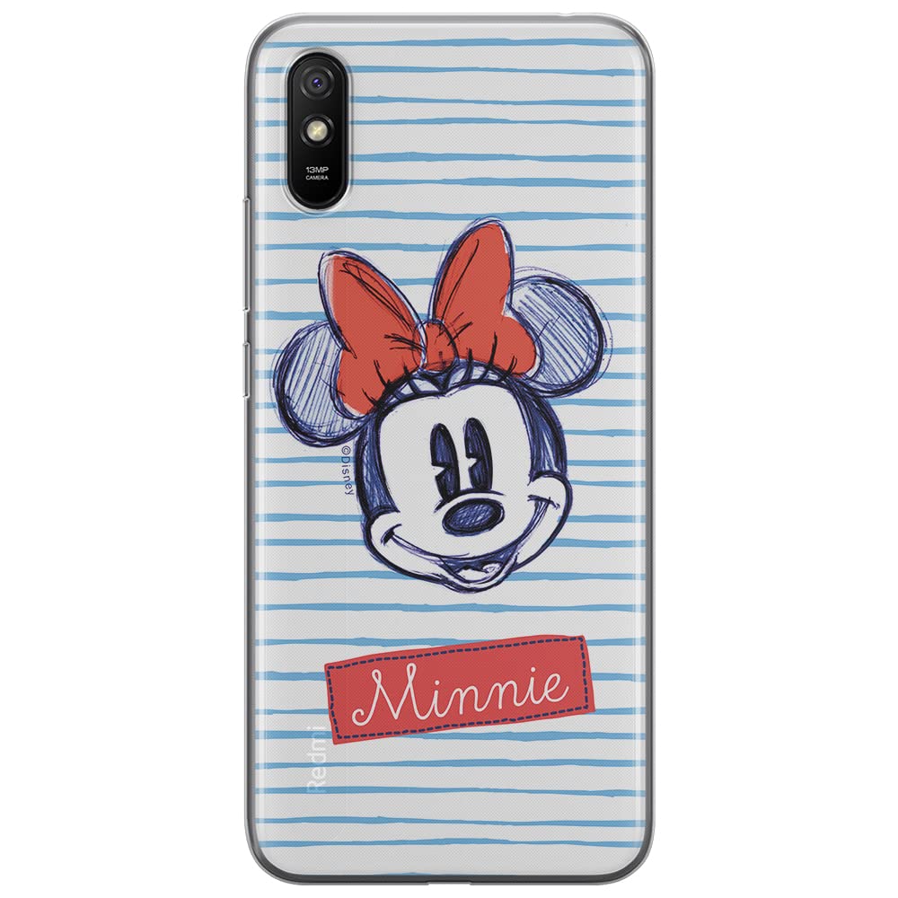 ERT GROUP mobile phone case for Xiaomi REDMI 9A original and officially Licensed Disney pattern Minnie 011 optimally adapted to the shape of the mobile phone, case made of TPU
