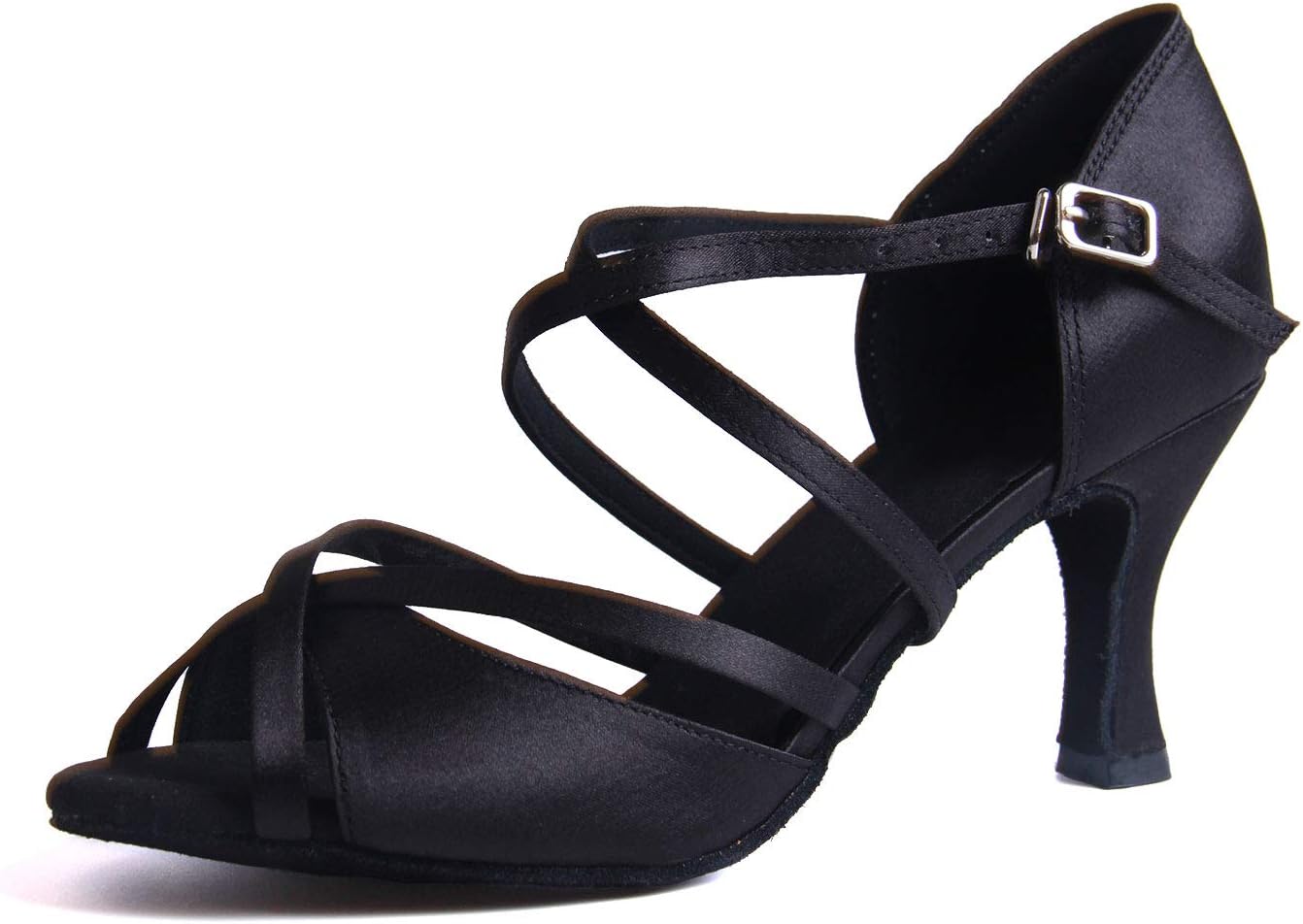 Syrads Women's Ballroom Latin Dance Shoes Salsa Tango Bachata Dancing Shoes Wedding Social Party Indoor Dance Shoes