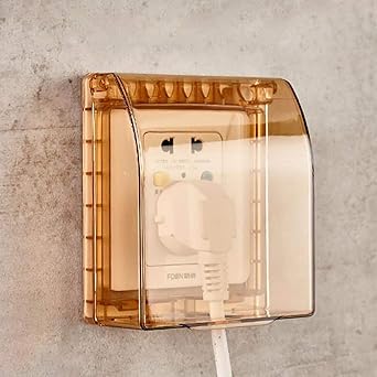 Steckdosenabdeckung Wasserdicht - Typ 86 Außensteckdosen Schutz Transparent 4 Stück