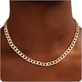 Cuban Link Chain | Adjustable 20&ndash;24 Inch Slip Necklace | Ideal for Daily Wear &amp; Layering | Flat Beveled Design