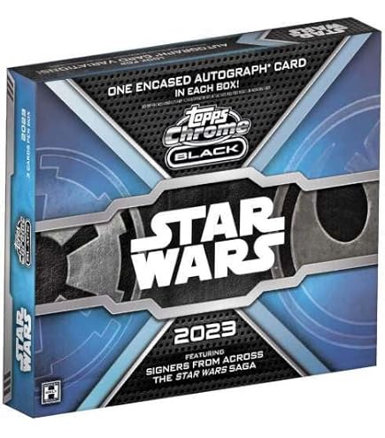 Amazon.com: 2023 Topps Star Wars Chrome Trading Card Hobby Box 1