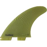 FCS II Carver Neo Glass Eco Tri Fin Set &ndash; Beginner to Intermediate Surf Fins for FCS II System, Durable Eco Bio-Resin Construction with Smooth Carving Performance (Medium or Large)