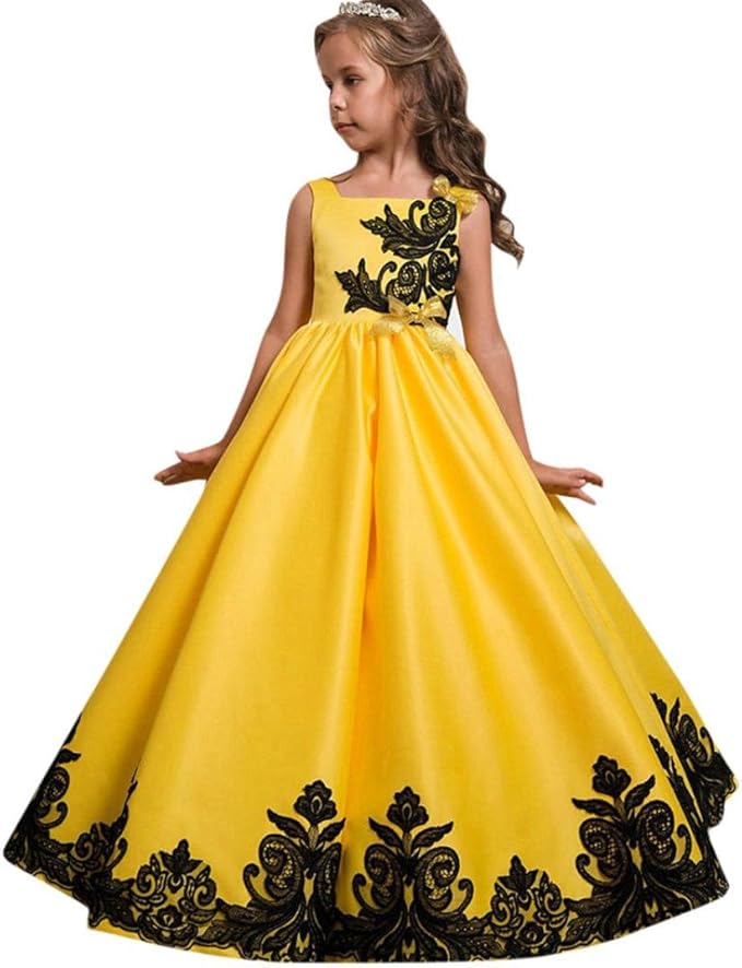 Solike Robe Filles Bustier Soiree Longue Robe De Ceremonie De