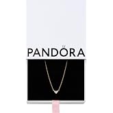 PANDORA Triple Stone Heart Collier Necklace, 17.7"