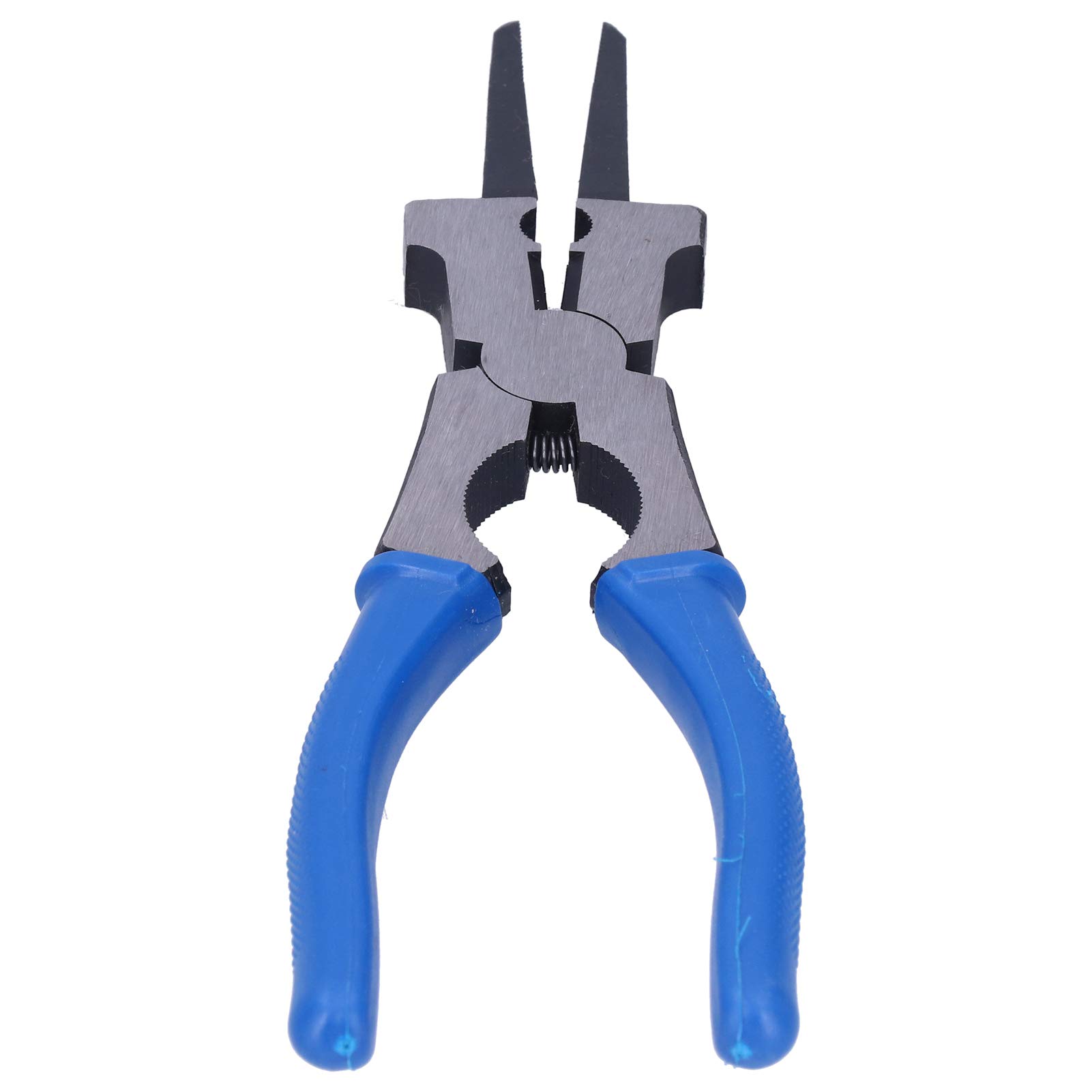 Fafeicy 6 Inch MIG Welding Pliers High Carbon Steel Wire Cutter & Nozzle Cleaner Tool Multi-Functional TPR Grip for Metal Fabrication Welding Accessories