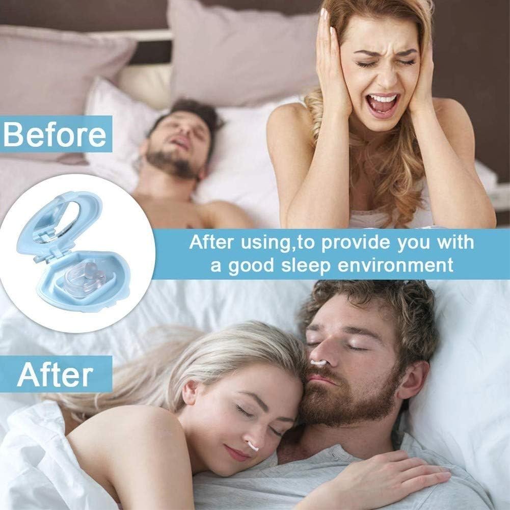 ASEDRF Snore Stopper Anti Snore Device Nose Vents Plugs Nasal Dilator Snoring Solution Stop Anti Snore Nose Clip Nasal Dilators Relief Breathe Right,8PCS: Home & Kitchen