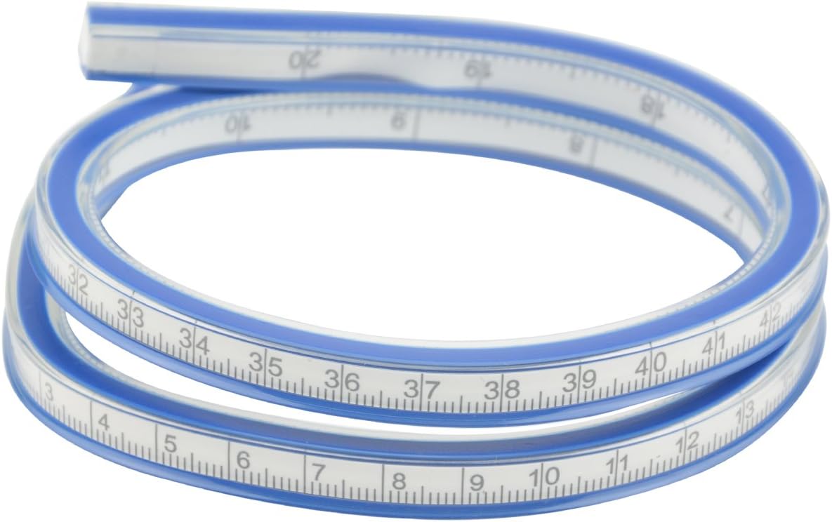 20inch Flexible Curve Ruler Bendable Ruler Flex Design Ruler Measure ...