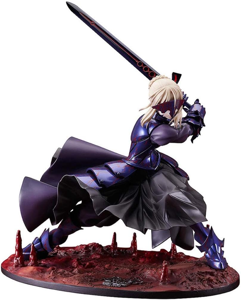 Siyushop Fate/stay Night: Saber Alter Vortigern PVC Figure - Highly Detailed Accurate Sculpt - Equipped With Weapons - High 23CM