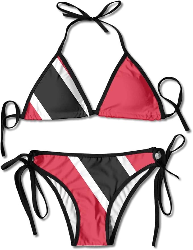 Amazon.com: Trinidad and Tobago Bikini Women’s Summer Swimwear Triangle