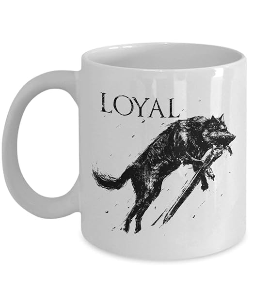 Great Wolf Sif Coffee Mug Cup (White) 11oz Dark Souls Remaster ...